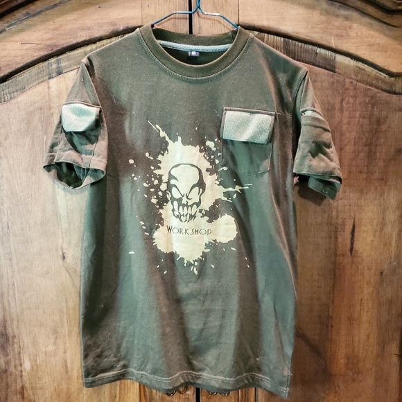 Grim Tactical Tee Medium Green - Picture 1 of 6